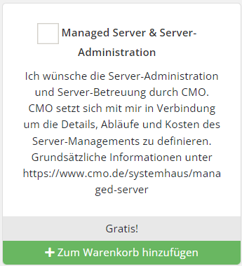 Addon Managed Server