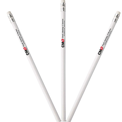 Abbildung: CMO Bleistift HB mit Radierer, 3er-Set