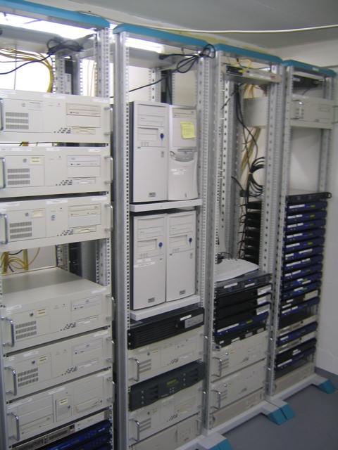 Data-Racks im RZ Reutlingen