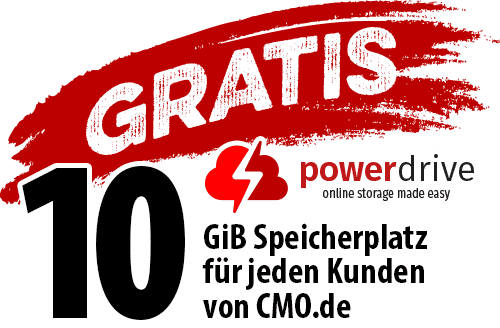 Gratis 10 GB PowerDrive für CMO-Kunden